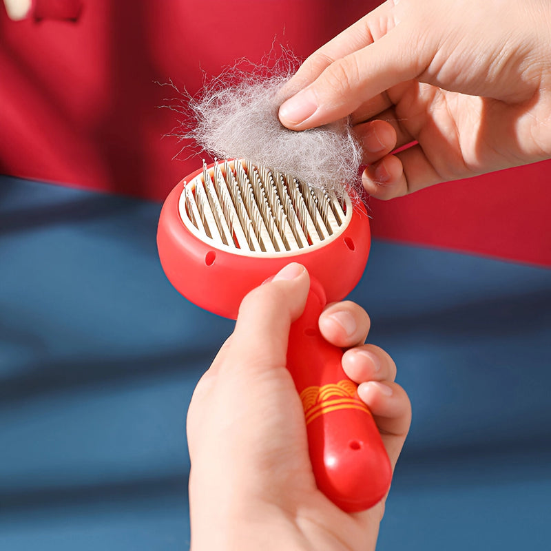 one-click pet hair removal comb, view 7 - MRSLM