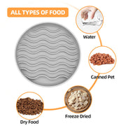 silicone slow feeder bowl for dogs, view 5 - MRSLM