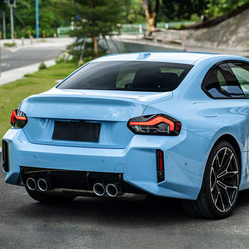 ultra glossy light blue car wrap vinyl, view 4 - MRSLM