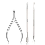 stainless steel cuticle scissors and nail care tool, view 2 - MRSLM