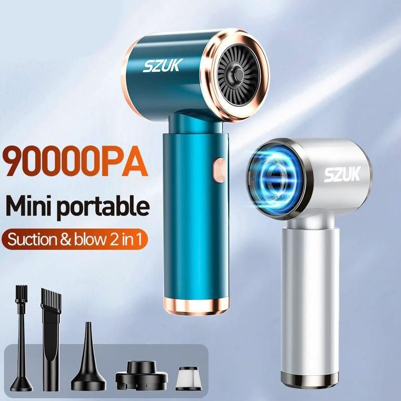USB handheld car and home vacuum, view 4 - MRSLM