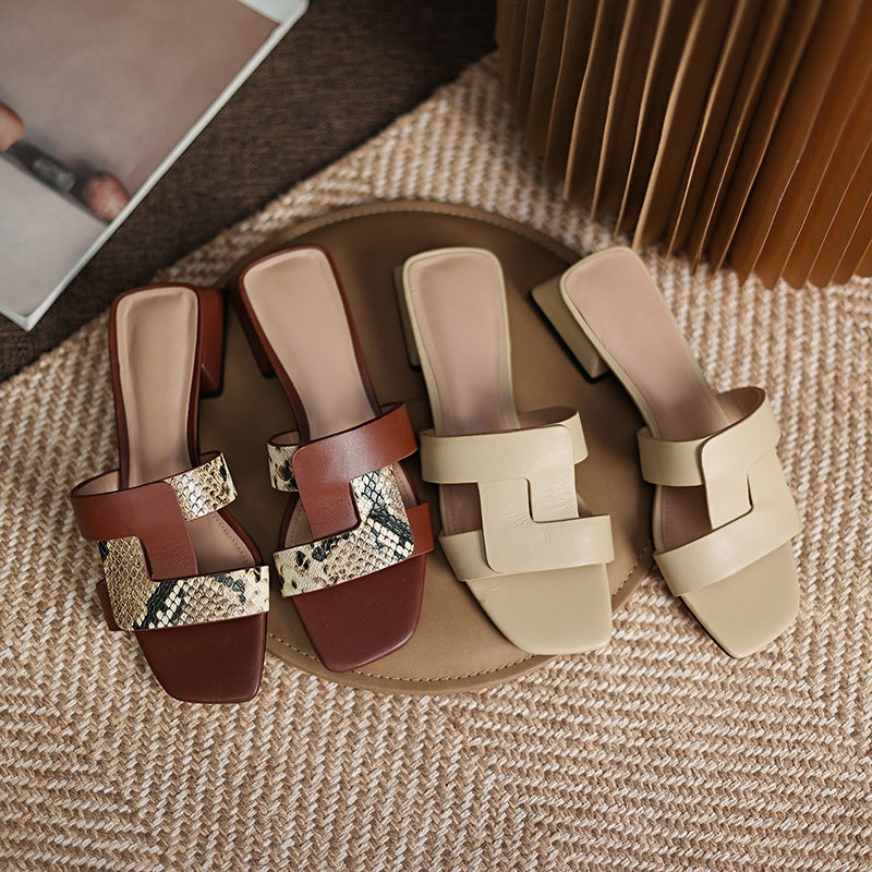 vintage leather sandals, view 4 - MRSLM