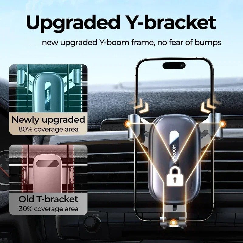 universal car phone holder with vent clip, view 6 - MRSLM