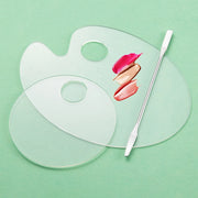 acrylic transparent makeup palette with spatula - MRSLM