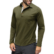 retro lapel long-sleeved top, view 11 - MRSLM