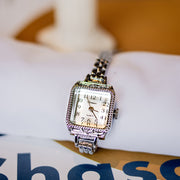 Women's square copper strip antique watch, view 5 - MRSLM