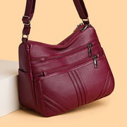Women's soft textured crossbody bag, view 6 - MRSLM