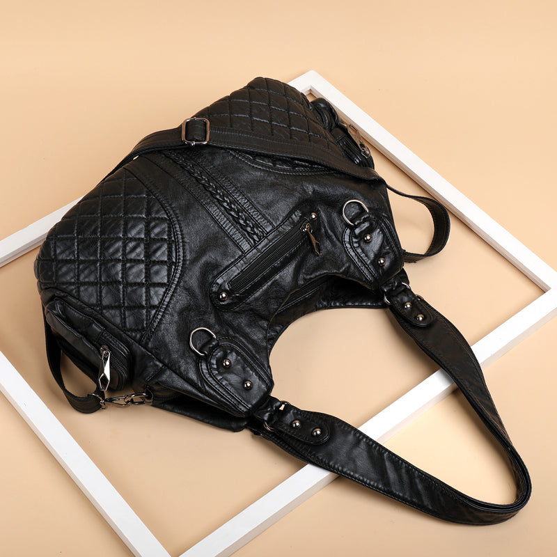PU leather crossbody bag for women, view 6 - MRSLM