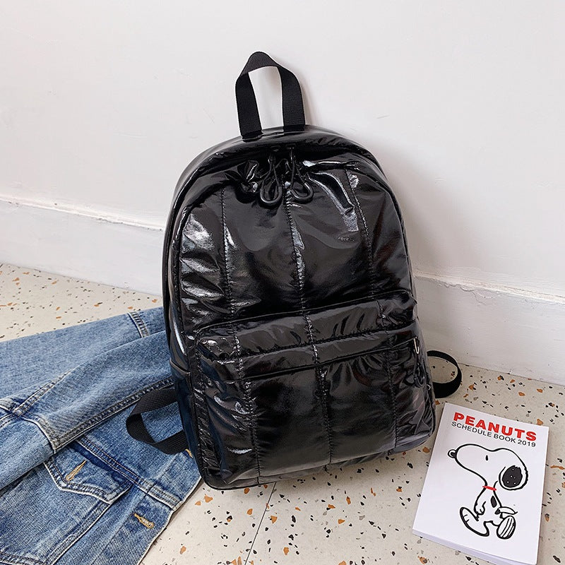 Women's student backpack, PU leather, view 14 - MRSLM