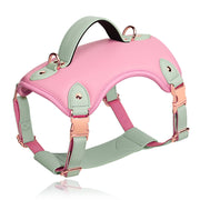 comfort fit pu leather dog harness, view 3 - MRSLM