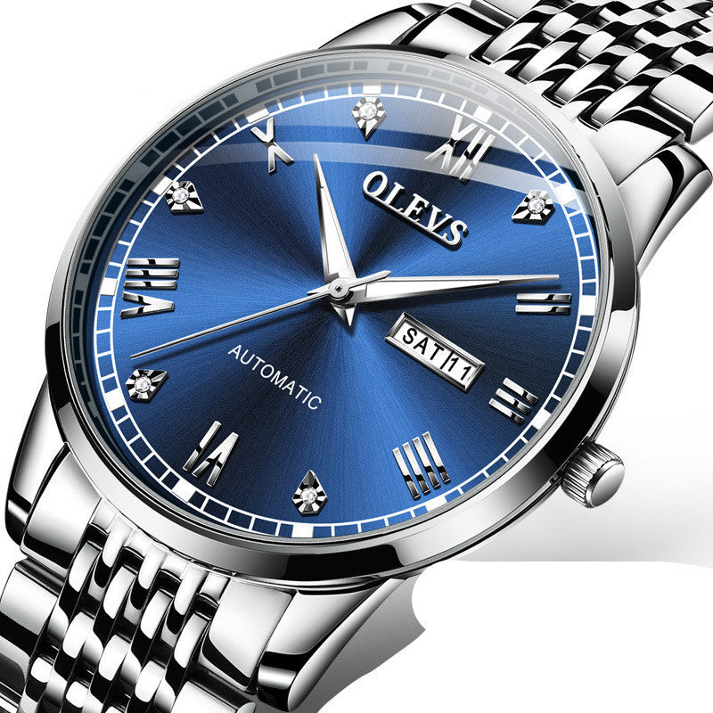 men's automatic calendar watch, view 8 - MRSLM