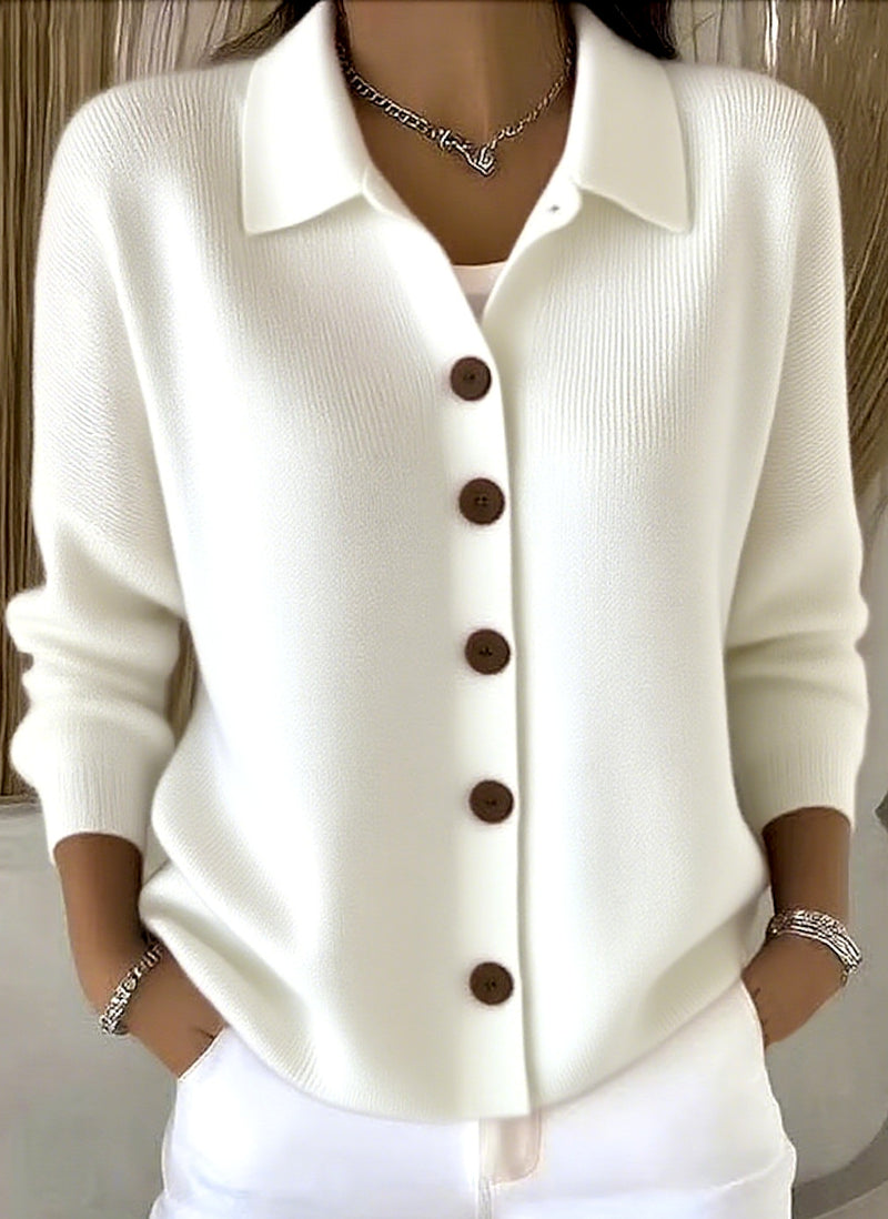 women's button knit cardigan, view 11 - MRSLM