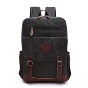 men's canvas laptop backpack, view 2 - MRSLM