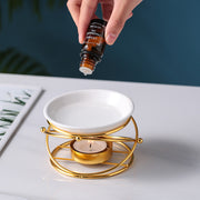 modern hollow out aroma oil burner, view 6 - MRSLM