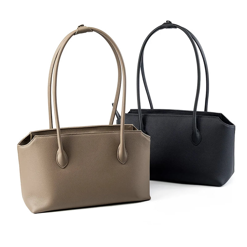 Genuine leather shoulder bag, view 9 - MRSLM