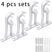 aluminum curtain rod brackets, view 5 - MRSLM