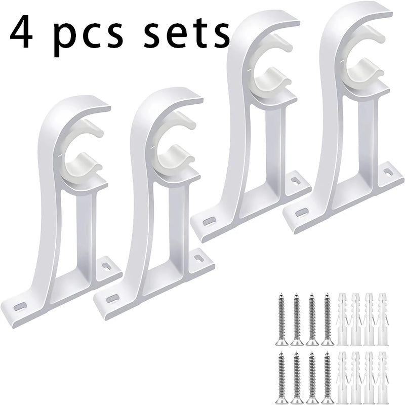 aluminum curtain rod brackets, view 5 - MRSLM