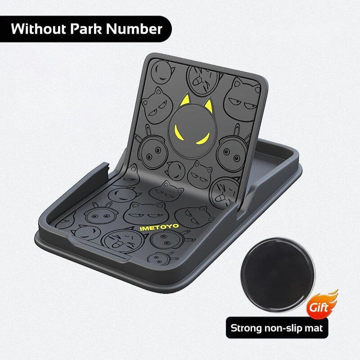 Universal 3-in-1 Car Dashboard Silicone Phone Holder with Anti-Slip GPS Mat