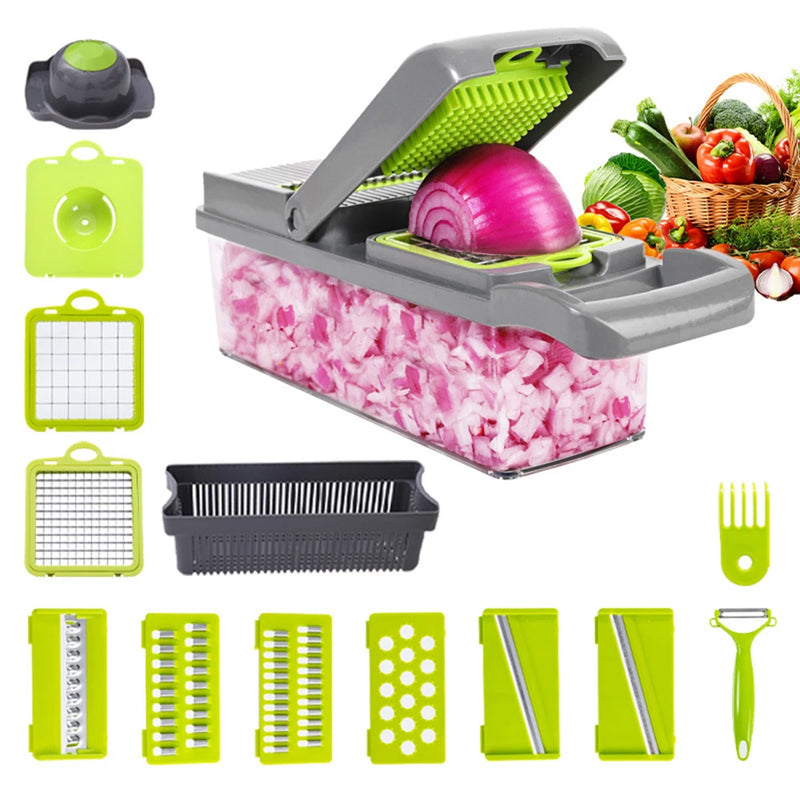multifunctional vegetable cutter and slicer, view 2 - MRSLM