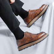 Vintage men's leather brogue shoes, view 6 - MRSLM