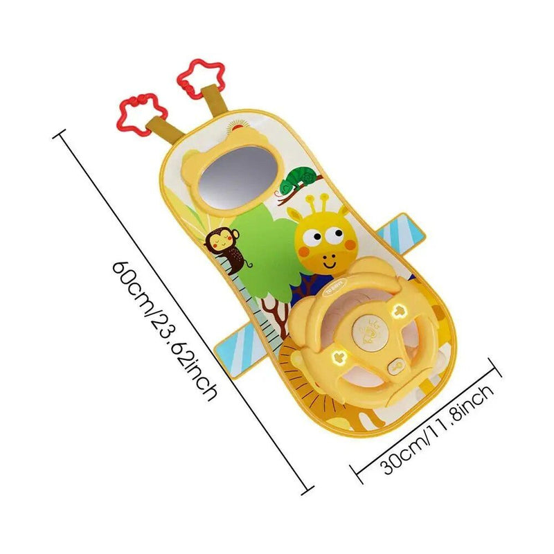 toddler steering wheel toy, view 2 - MRSLM