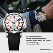men's luminous quartz watch, view 4 - MRSLM