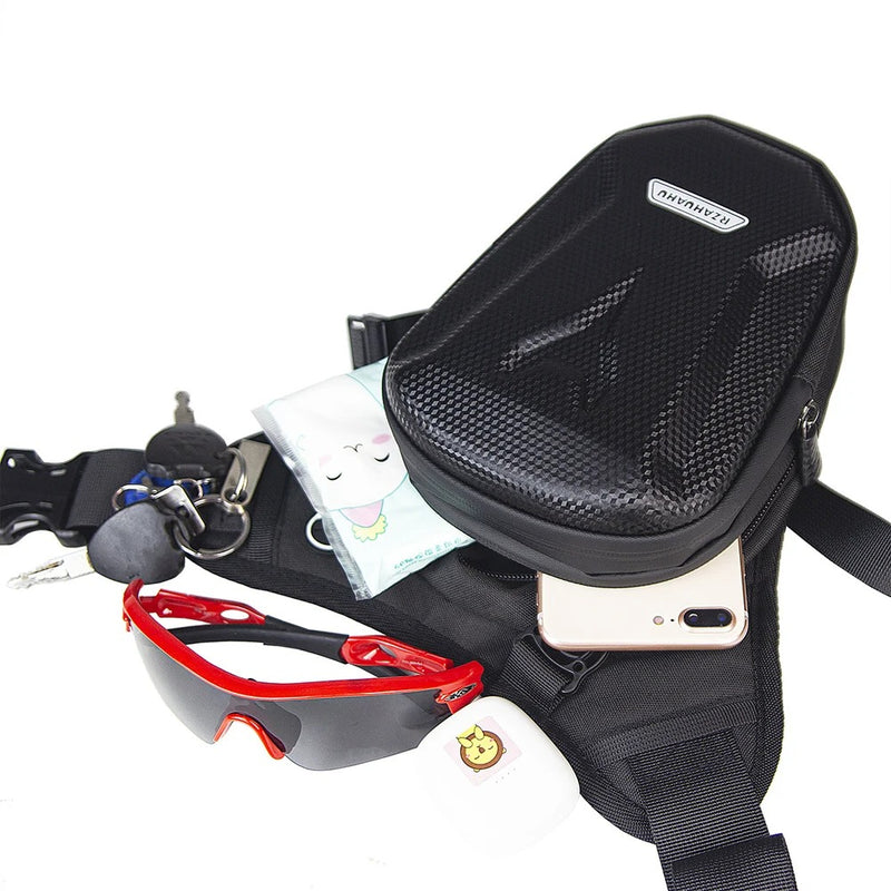 motorcycle waterproof leg bag, view 6 - MRSLM