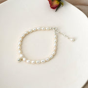 freshwater pearl bead bell bracelet, view 6 - MRSLM