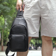 men's leather chest bag - MRSLM