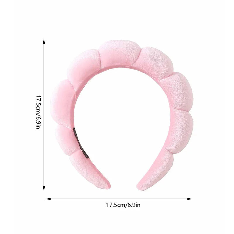 fluffy sponge headband for women, view 14 - MRSLM