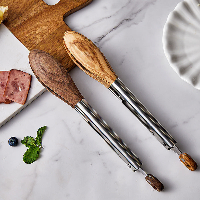non-stick bbq cooking tongs, view 4 - MRSLM