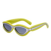 vintage steampunk round sunglasses, view 4 - MRSLM