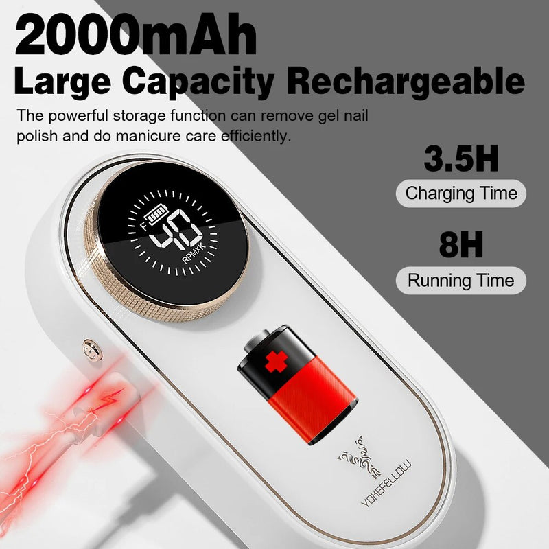 electric nail drill, view 7 - MRSLM