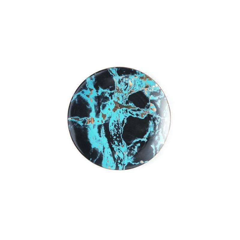 Marble ceramic dinner plates, view 3 - MRSLM