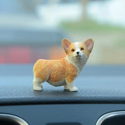 cute corgi dashboard ornament, view 3 - MRSLM