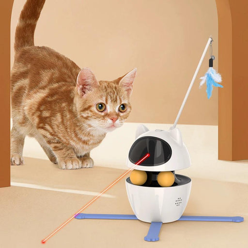 interactive 3-in-1 led laser cat toy - MRSLM