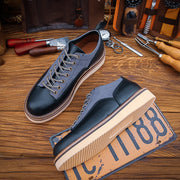 men's leather ankle boots, view 3 - MRSLM