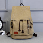 Retro men's casual canvas backpack, view 9 - MRSLM