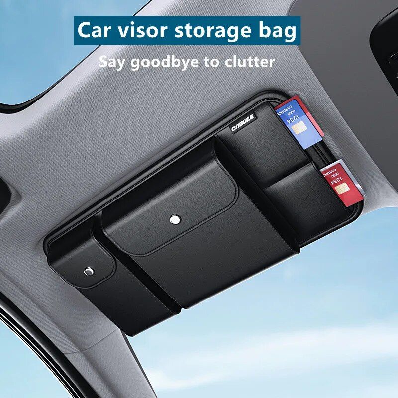 car sun visor organizer, view 3 - MRSLM