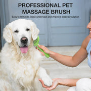 Self-cleaning pet grooming brush, view 3 - MRSLM