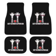 giraffe print car floor mats, view 9 - MRSLM