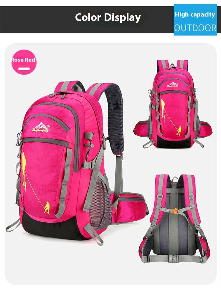 nylon outdoor hiking backpack, view 7 - MRSLM
