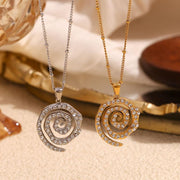 spiral pendant necklace - MRSLM