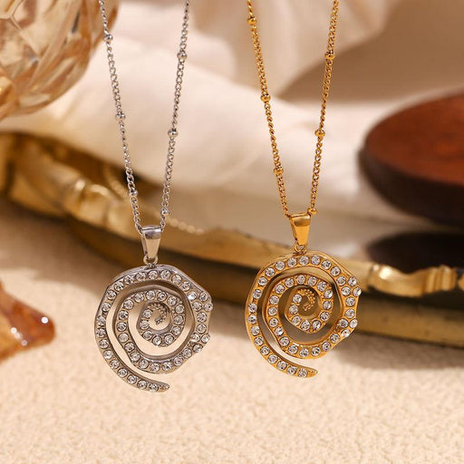 spiral pendant necklace - MRSLM