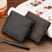 men's short leather wallet, view 5 - MRSLM