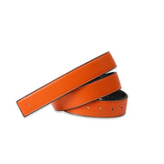 men's no-buckle split leather belt, view 10 - MRSLM