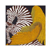 90cm silk blend square scarf, view 5 - MRSLM
