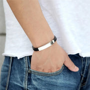 stainless steel and silicone bracelet, view 6 - MRSLM