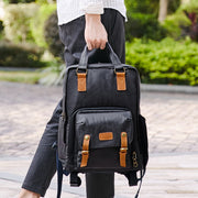cotton canvas vintage backpack - MRSLM