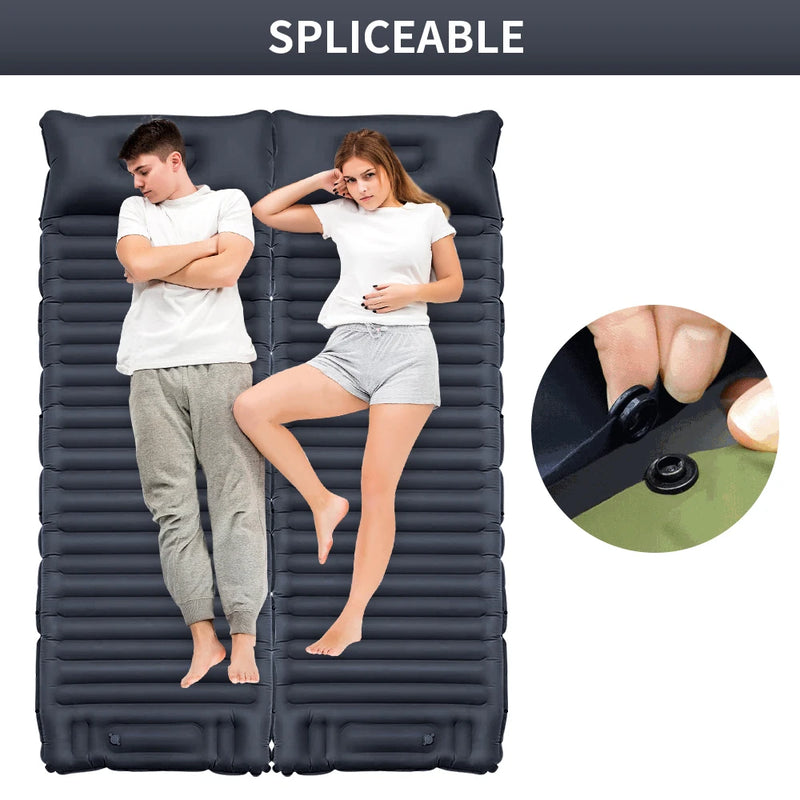 ultralight inflatable camping mattress, view 11 - MRSLM